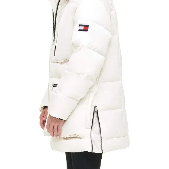 Tommy Hilfiger Men's Heavyweight Quilted Sherpa Hooded Parka Size Large NWT - Picture 4 of 4